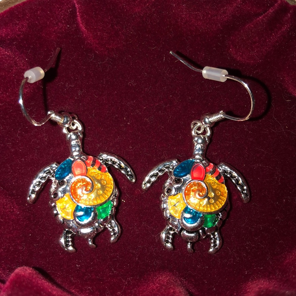Sea turtles earrings
